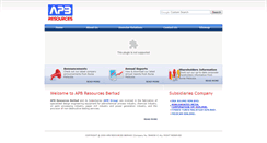 Desktop Screenshot of apb-resources.com