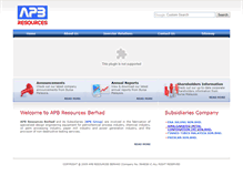 Tablet Screenshot of apb-resources.com